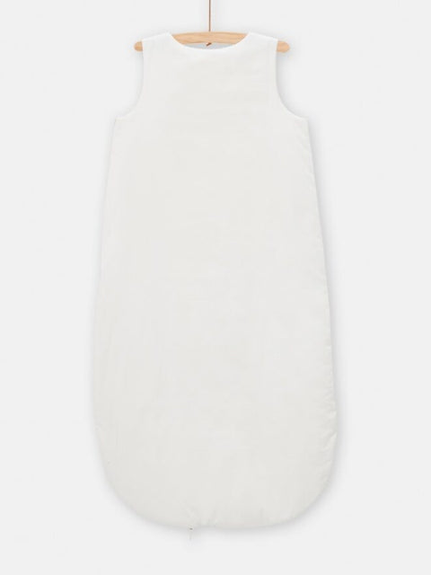 White Printed Cotton Sleeping Bag