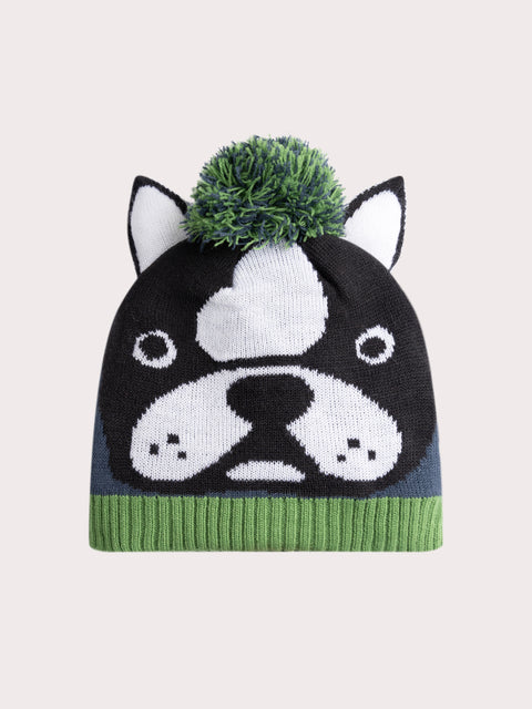 Navy Micropolar Lined Dog Animation Hat