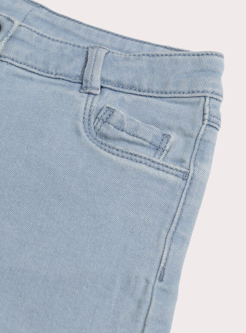 Light Blue Denim Shorts