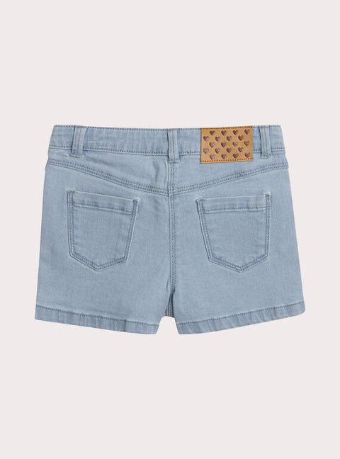 Light Blue Denim Shorts