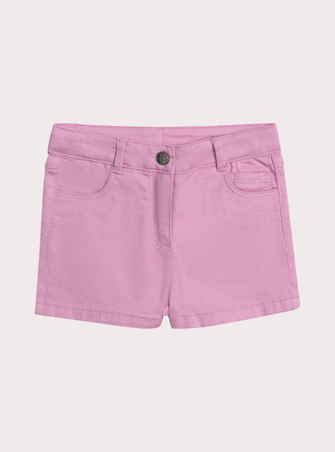 Pink Denim Shorts
