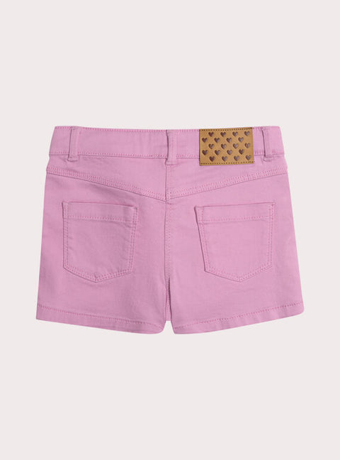Pink Denim Shorts