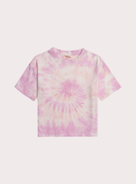 Purple Tie Dye Cotton T-shirt