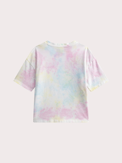 Rainbow Colour Tie Dye Cotton T-shirt