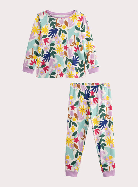 Floral Print Cotton Pyjamas