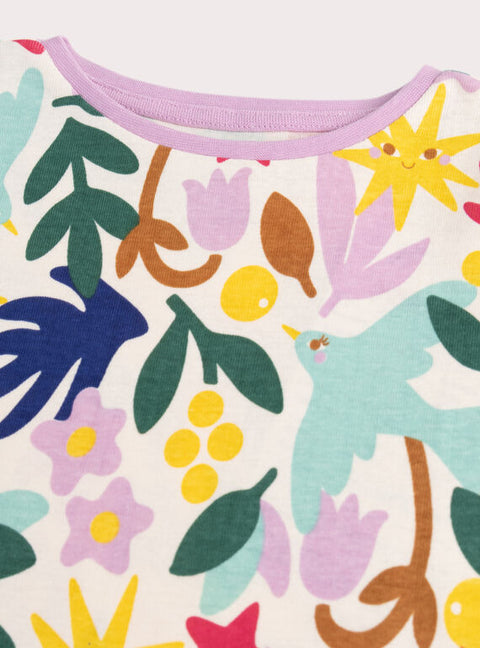 Floral Print Cotton Pyjamas