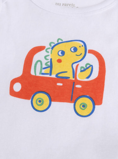 Car Print 2 Pack Cotton Bodysuits