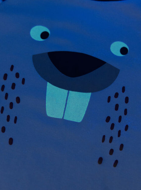 Beaver Animation Glow In The Dark Cotton Pyjamas