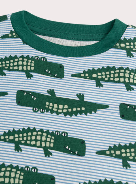 Green Crocodile Animation Cotton Pyjamas