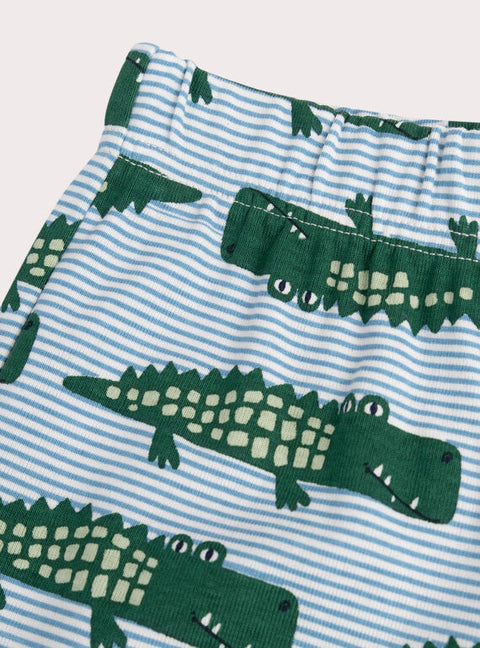 Green Crocodile Animation Cotton Pyjamas