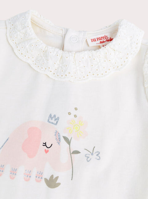 Short Sleeve Cotton Bodysuit