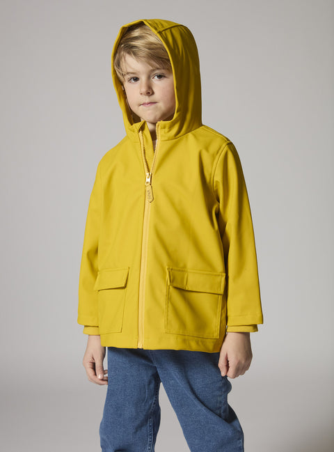 Lined Yellow Raincoat