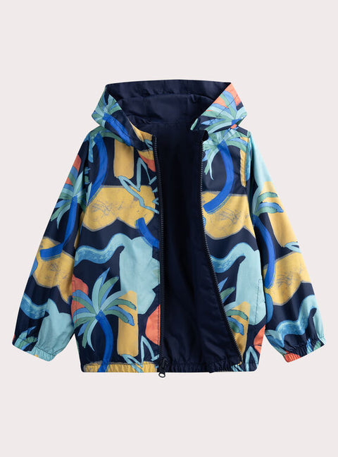 Reversible Navy Raincoat