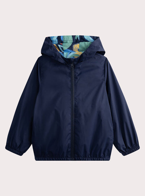Reversible Navy Raincoat