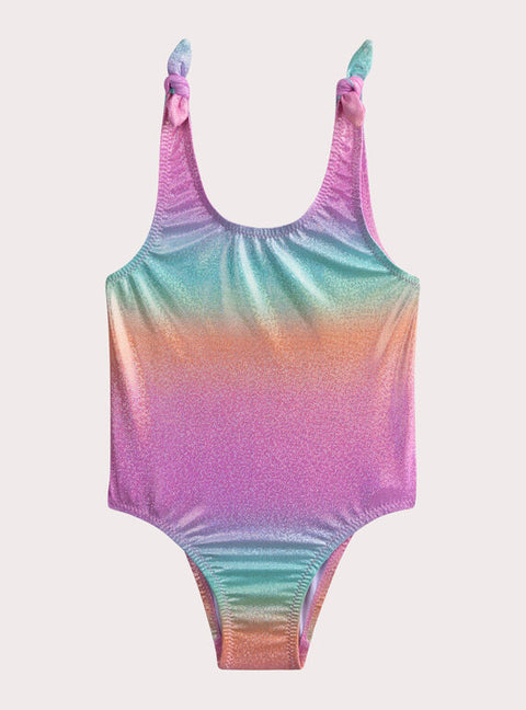 Pink Rainbow Tie Dye Swimsuit