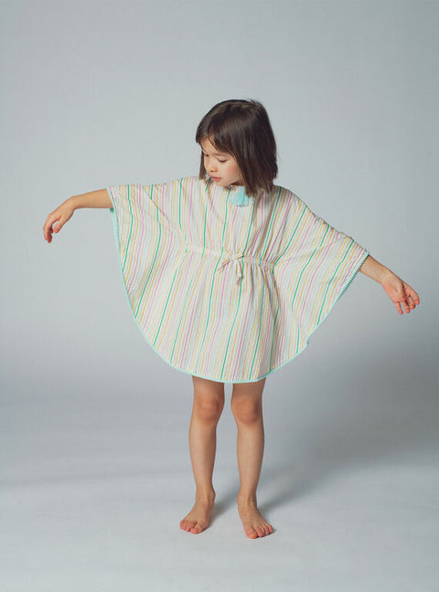 Striped Cotton Beach Dress