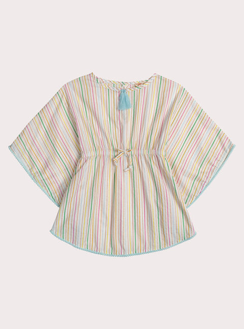Striped Cotton Beach Dress