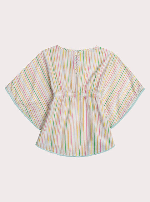 Striped Cotton Beach Dress