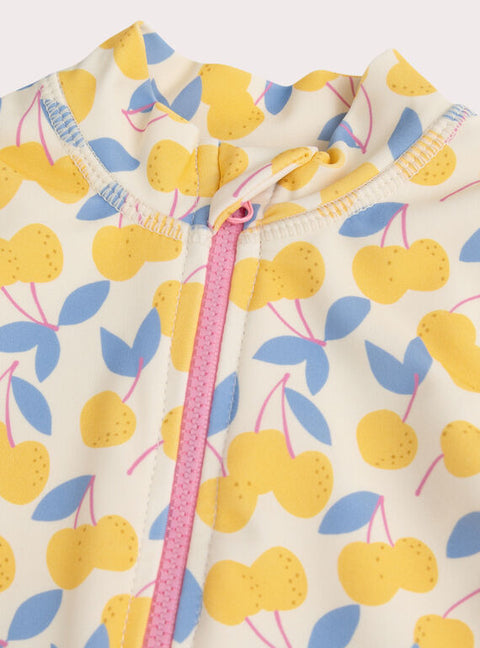 Anti UV Fruit Print One Piece Swimsuit