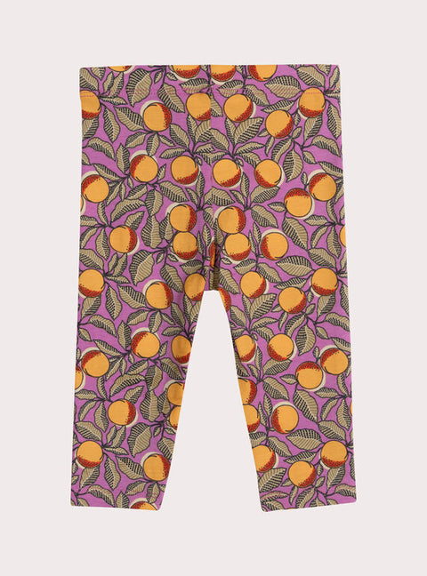 Fruit Print Cotton Leggings