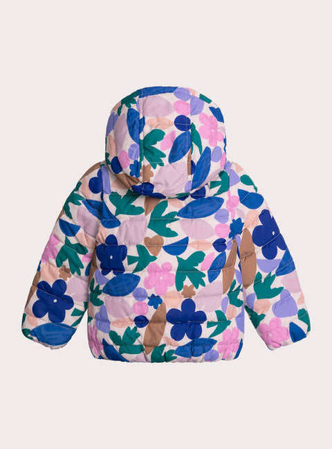 Purple Reversible Hooded Coat