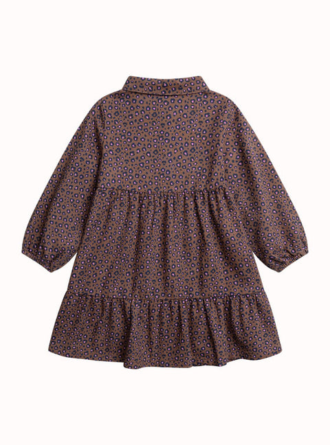 Leopard Print Cotton Twill Dress