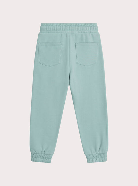 Green Cotton Fleece Joggers