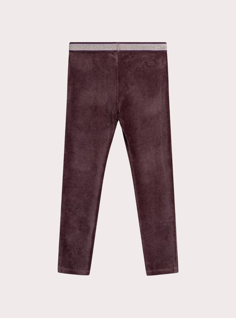Purple Velour Leggings