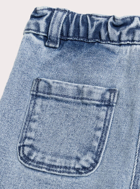 Wide Leg Denim Jeans