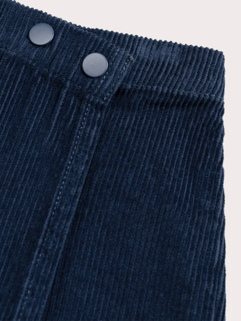 Turquoise Blue Corduroy Skort
