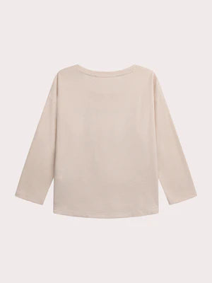 Cream Panther Animation Cotton T-shirt
