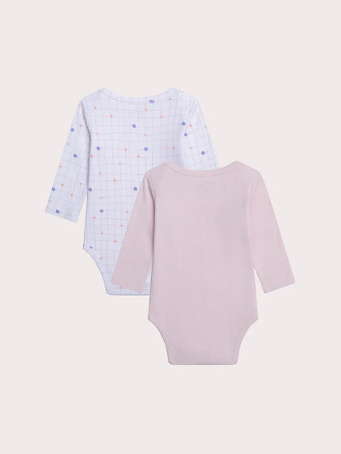 2 Pack Long Sleeve Cotton Bodysuits