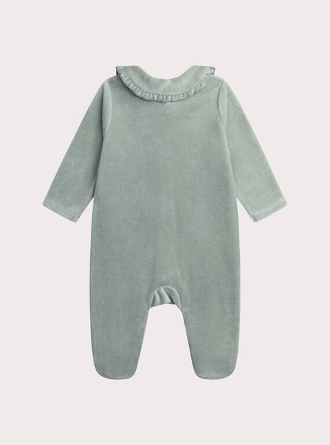 Green Circus Animation Velour Sleepsuit