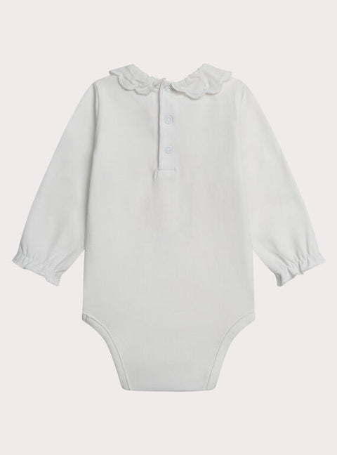 Cream Cotton Bodysuit