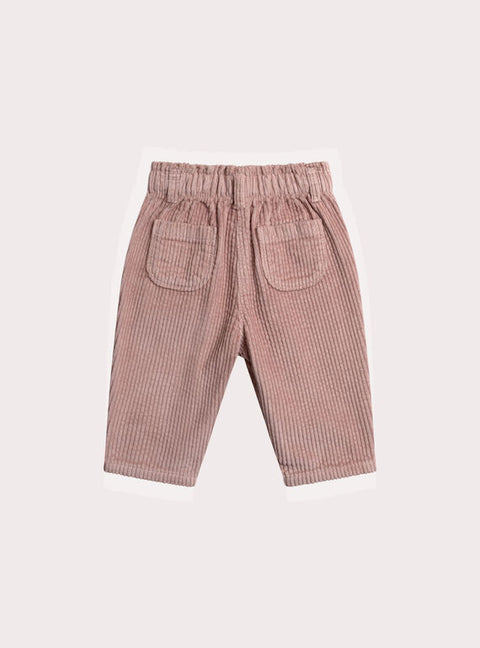 Pink Jumbo Corduroy Trousers