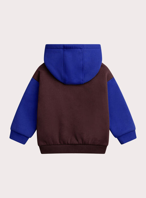 Burgundy Cotton Fleece Hoodie