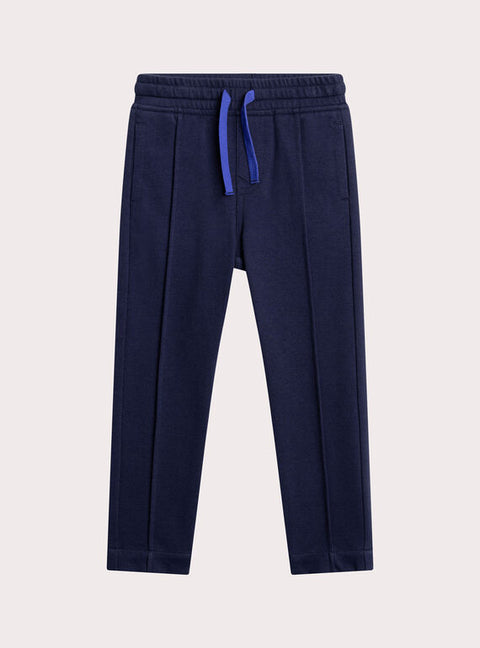 Navy Elasticated Waist Trousers