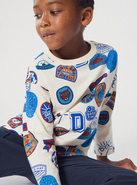 Graphic Print Cotton T-shirt