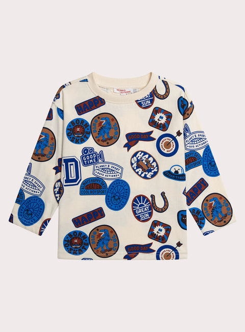Graphic Print Cotton T-shirt