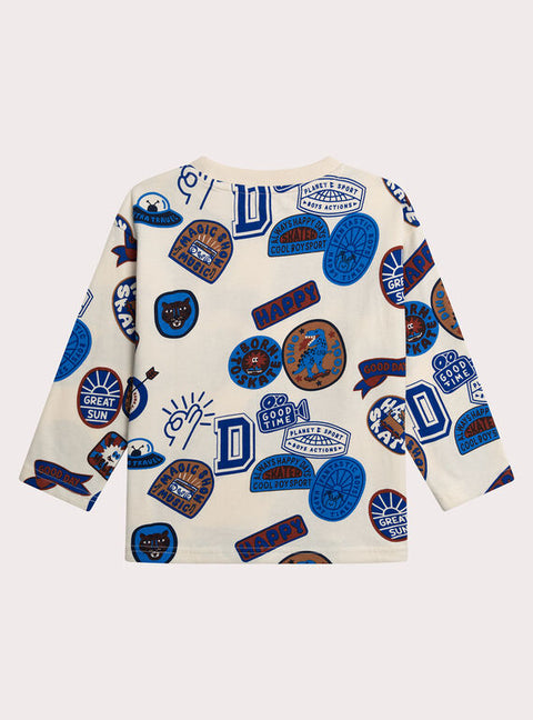 Graphic Print Cotton T-shirt