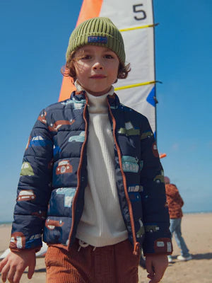 Sherpa Lined Navy 3 In 1 Coat
