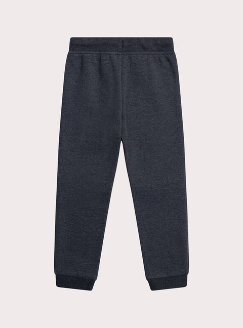 Grey Cotton Fleece Joggers