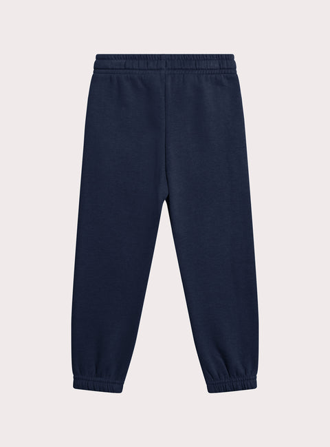 Navy Cotton Fleece Joggers