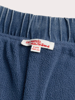 Micropolar Lined Elasticated Waist Denim Jeans