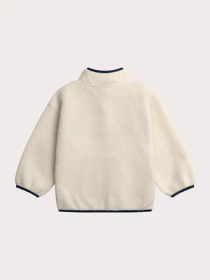 Cream Polar Fleece Sweatshirt