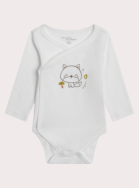 Newborn White 2 Pack Cotton Bodysuits