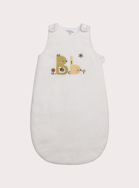 White Velour Sleeping Bag