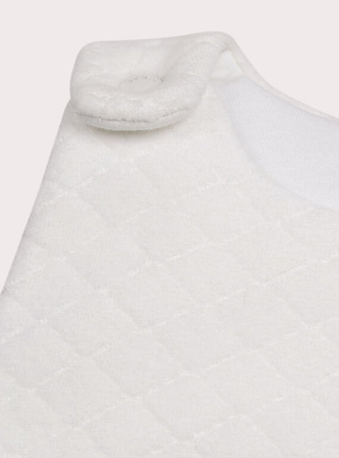White Velour Sleeping Bag