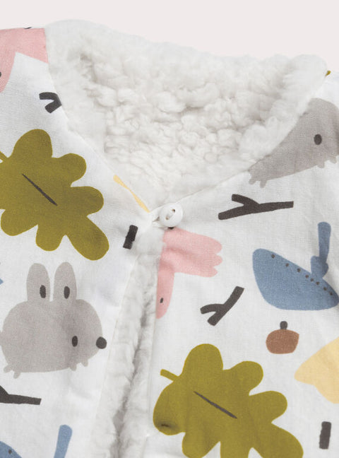 Newborn Reversible Faux Fur Gilet