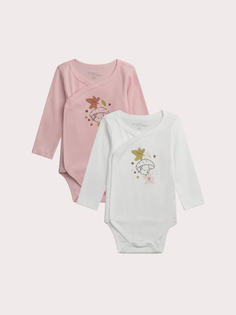 2 Pack Newborn Cotton Bodysuits